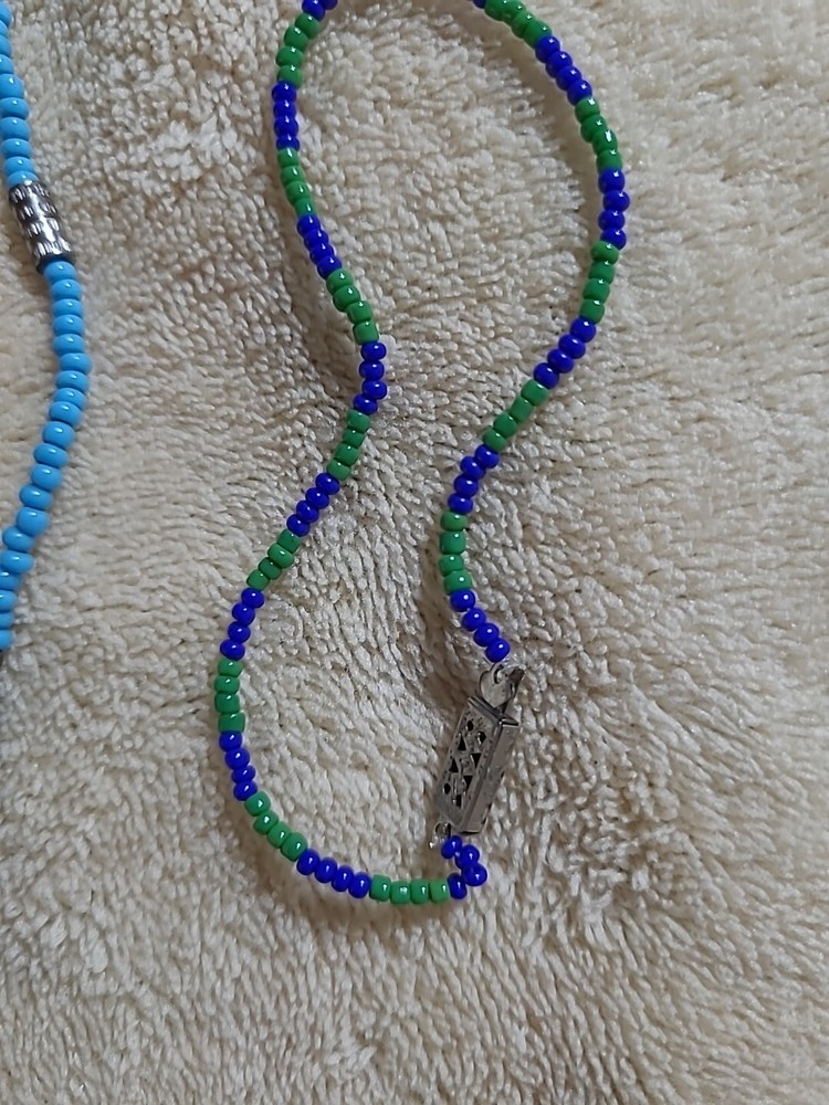 BEADED NECKLACE AND BRACELET