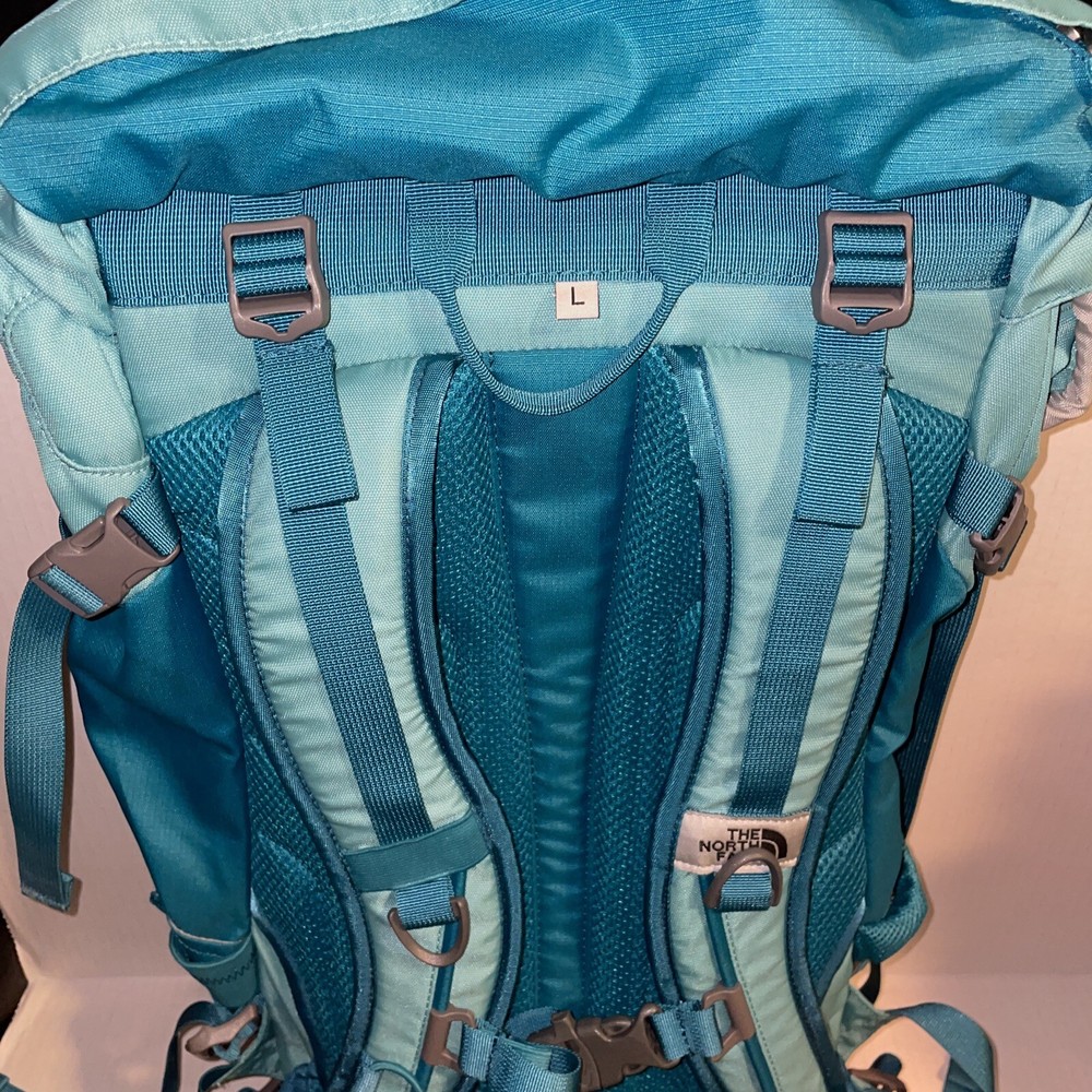 North Face Altea Hiking Back Pack Teal Size Large