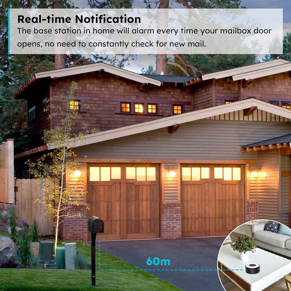 Mailbox Alert - Mail Wireless Remote Mail Notification System 200ft