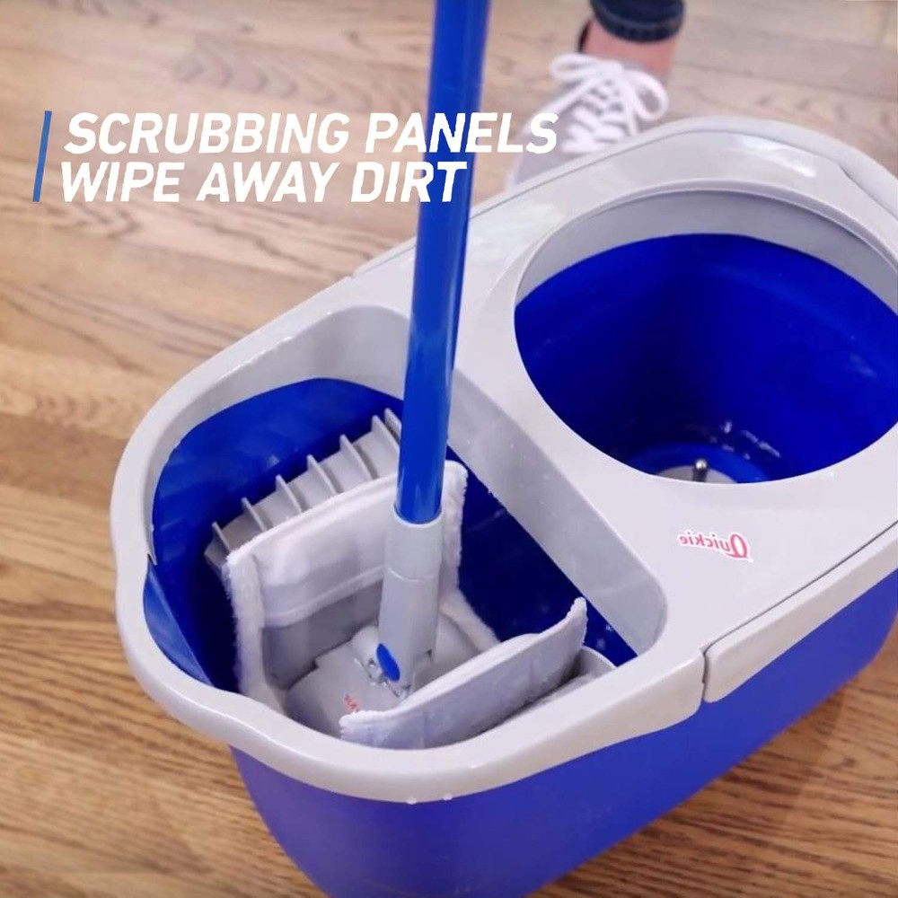 2052225 Pad Refill for Flat Spin Wringing Bucket Floor Cleaning System, Micro...
