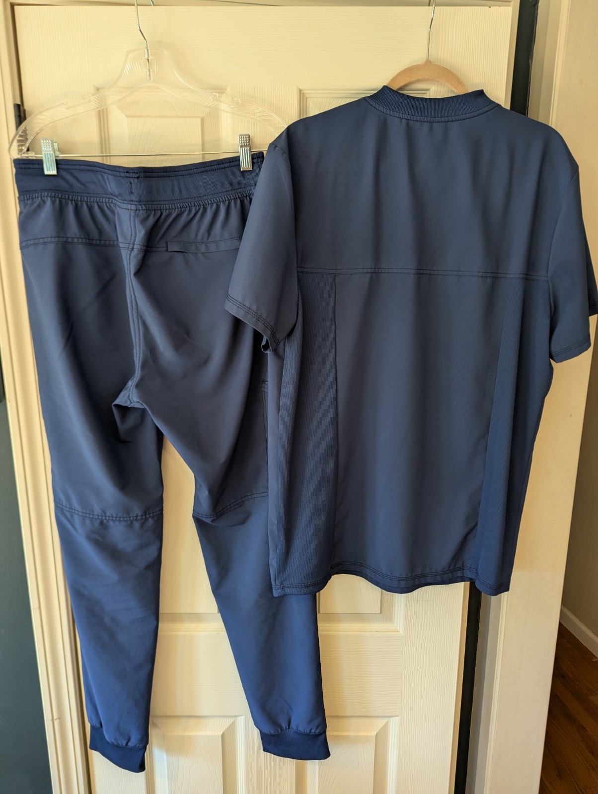 Infinity by Cherokee Men's Medium Navy Blue Scrub Set Top and Bottom