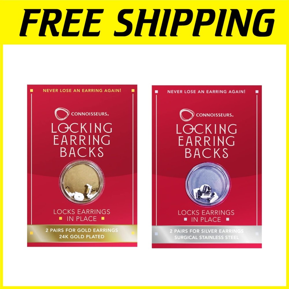 Surgical Steel Earring Back Replacements - Comfortable Fit
