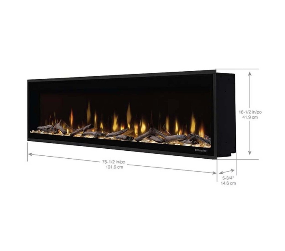 Dimplex Ignite Evolve 74-inch Linear Electric Fireplace New Modern Linear