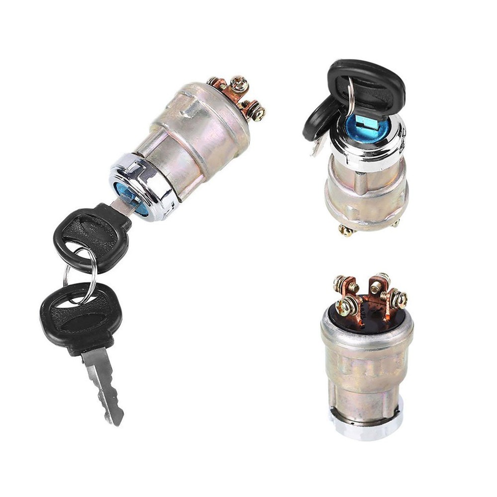 Ignition Starter Switch with 2 Key for Golf Kart Tractor
