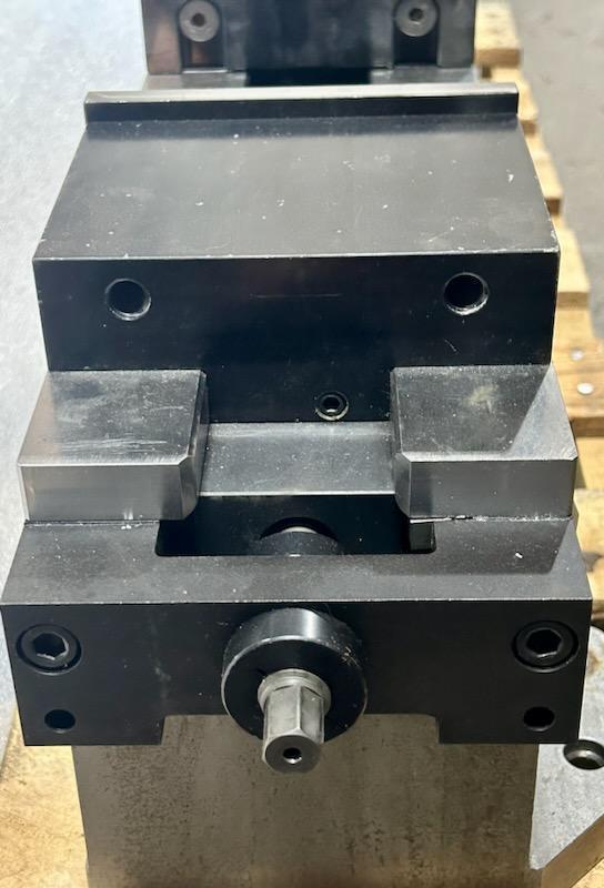 Jergens 6" Bock Brand Interlocking Vise with Soft Jaws