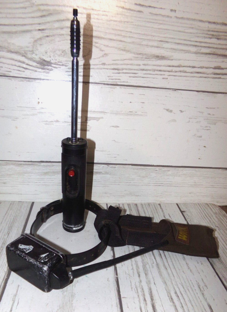 Tri-tronics Trashbreaker Collar and transmitter