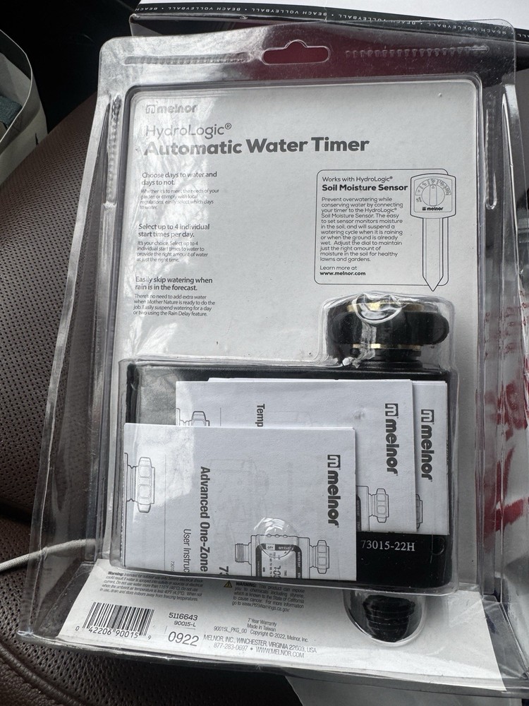 Melnor Hydrologic Automatic Water Timer 4-Outlet Schedule Timed
