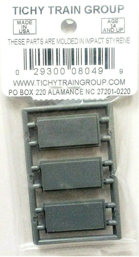 HO Scale Tichy Train Group 8049 4-Panel Doors pkg (6)