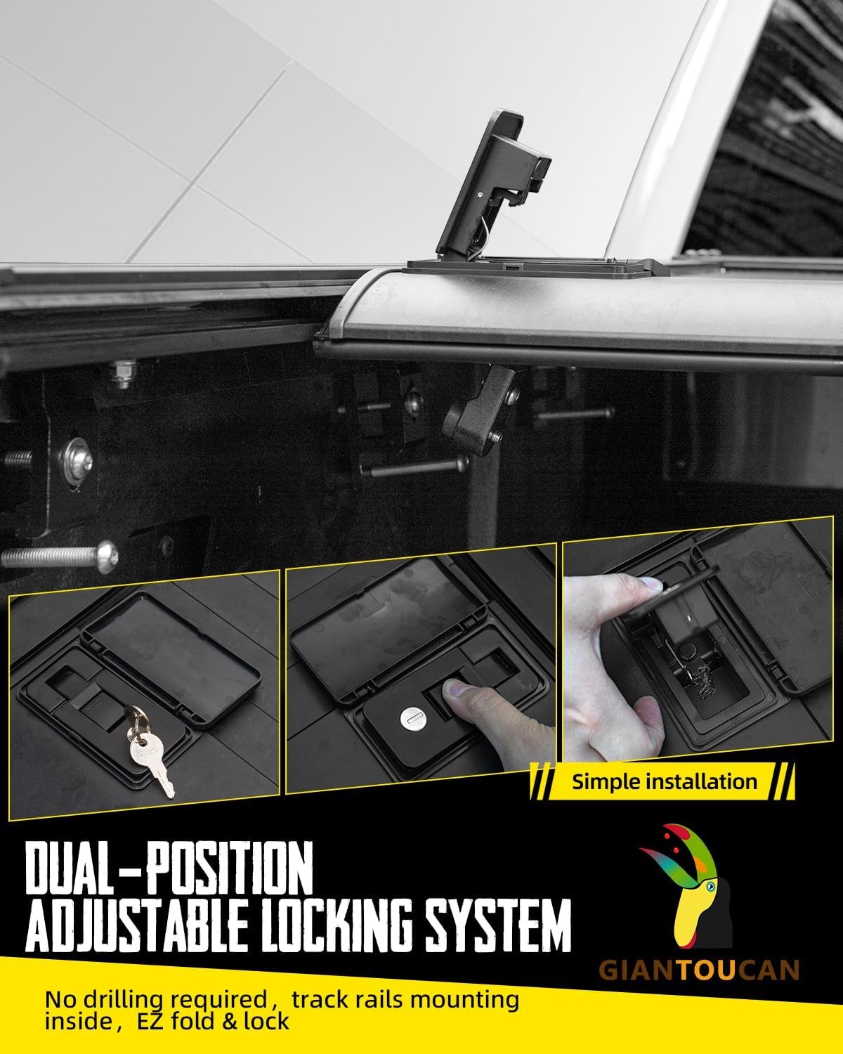 6.9ft Retractable Tonneau Cover for 20-26 Chevy Silverado/GMC Sierra 2500 3500HD