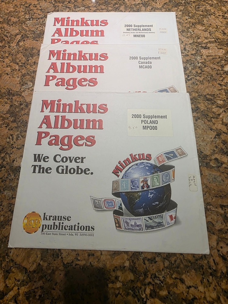 NEVER USED album supplements: SCOTT, HARRIS,MINKUS...VARIOUS...see list