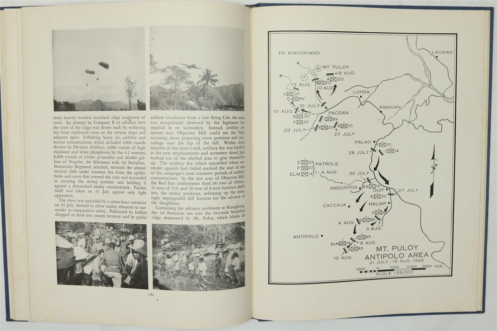 6th Infantry Division WWII Unit History Book