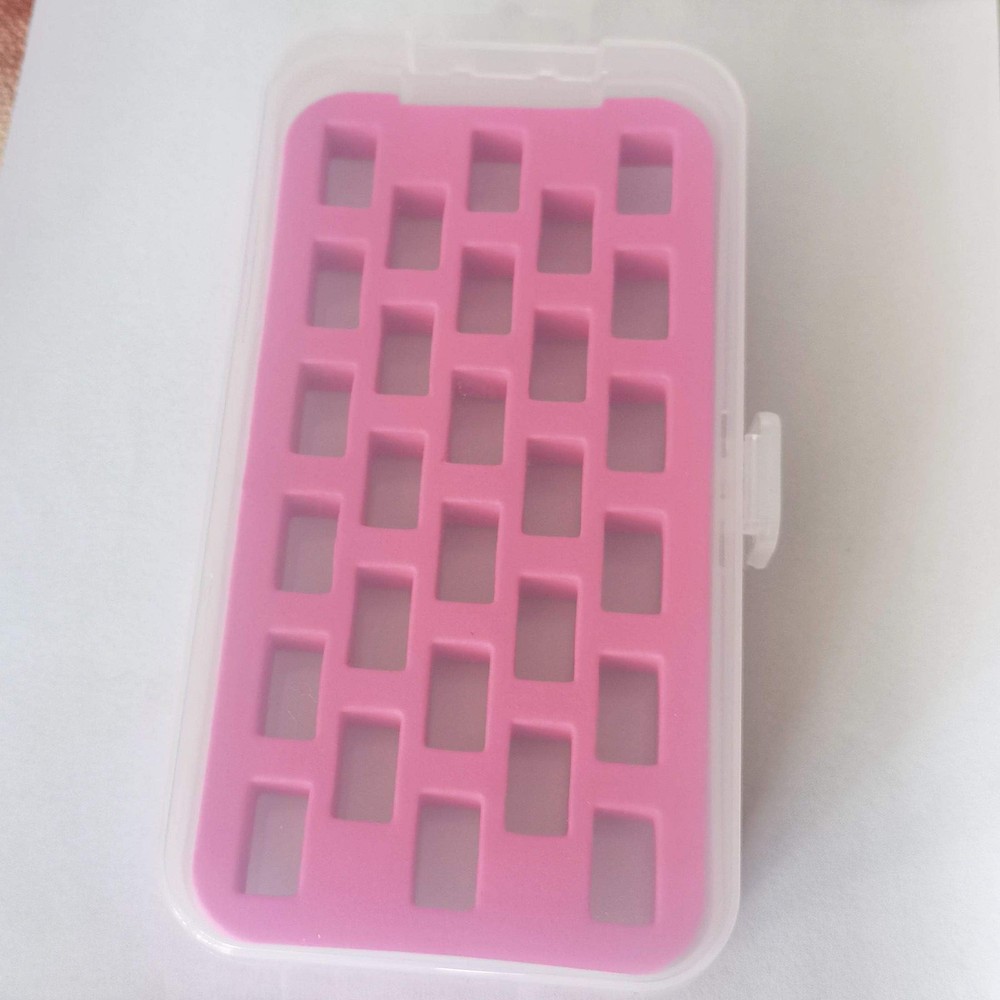 Bobbin Box Organizer Sewing Machine Holder Contains 28 Bobbins Storage 2 Pack