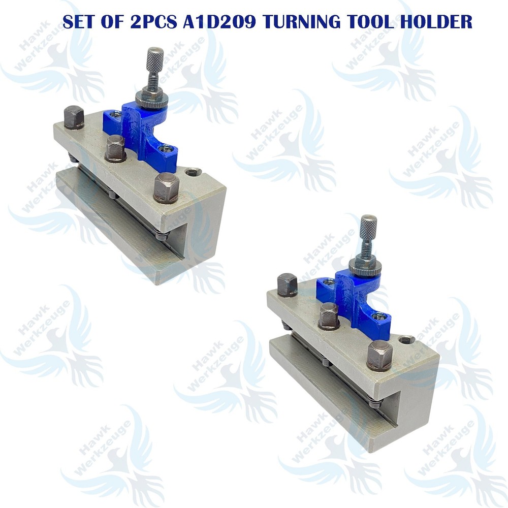 New Multifix Tools 40 Position Mini Lathe Quick Change Tool Post Holders 5Pc Set