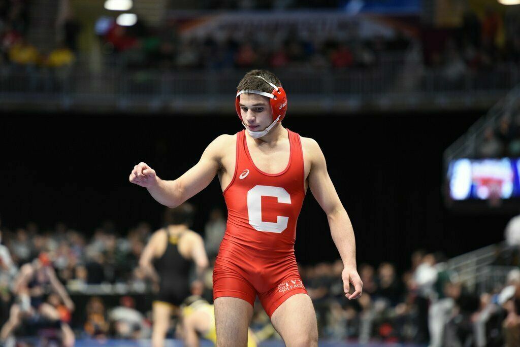 Cornell University wrestling Team singlet suit Brand New Ivy League Asics Large