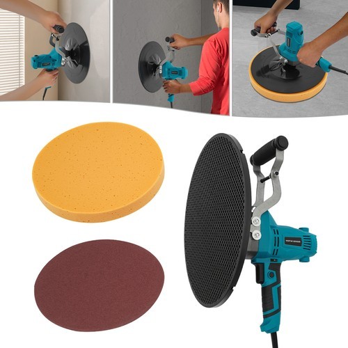Cement Concrete Mortar Polisher Trowel Electric Wall Smoothing Polishing Machine