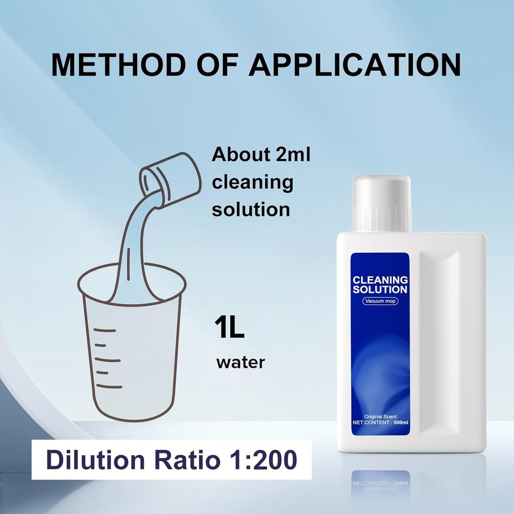 Floor Cleaning Solution Scent Compatible with Dreame Cleaning Solution Residue