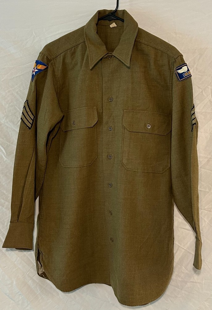 WWII 12th AAF MAAF Wool Shirt