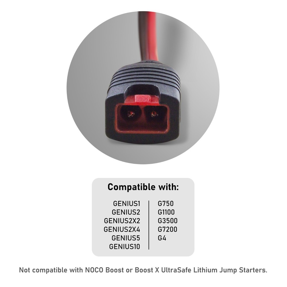 SafeAMP Wire Harness compatible with NOCO GC002
