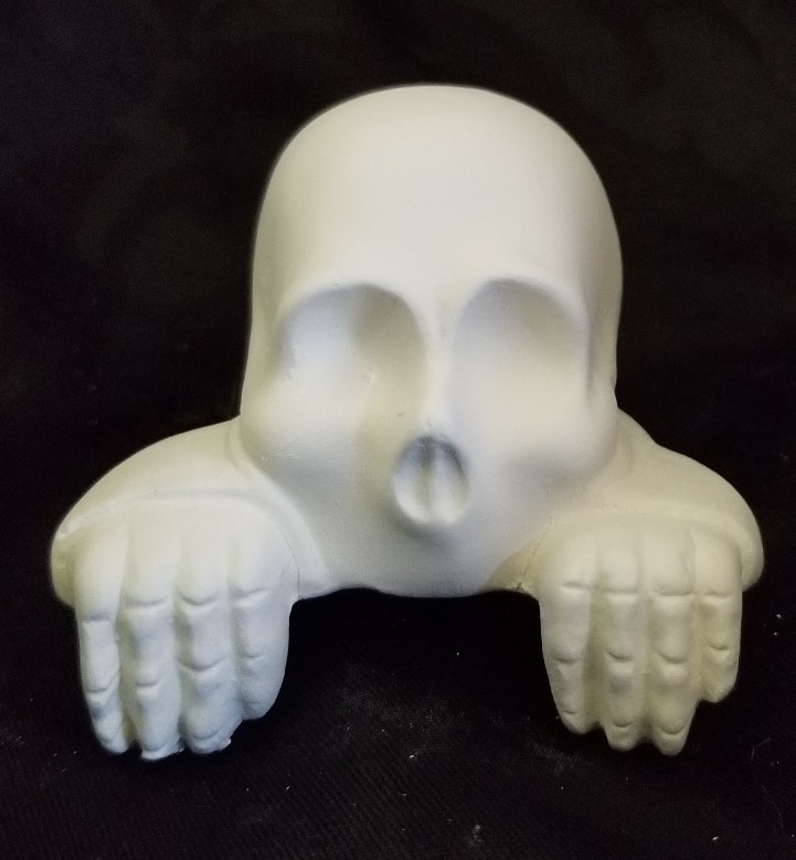 Skeleton Shelf Sitter Ready to Paint Unpainted Ceramic Bisque