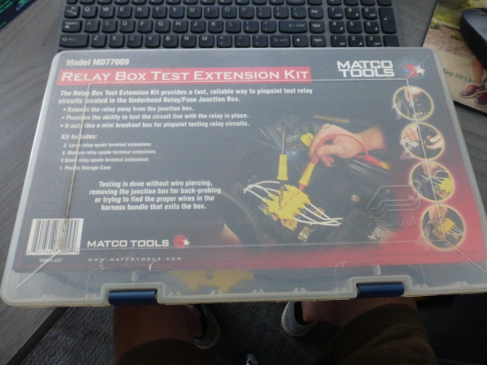 -MINT- Matco Tools Relay Box Test Extension Kit MD77009