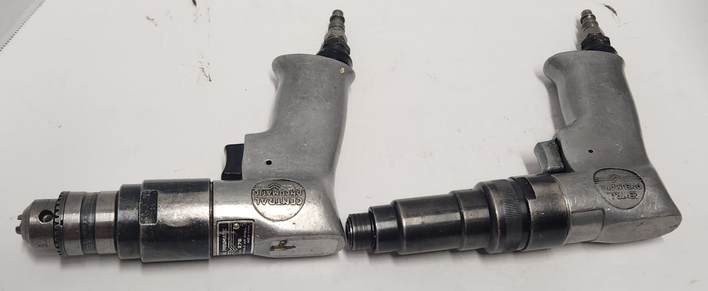 2 Central Pneumatic Air Drills Untested