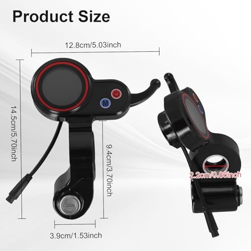 Electric Scooter LCD Display Dashboard Kickscooter LCD Display Panel for H5