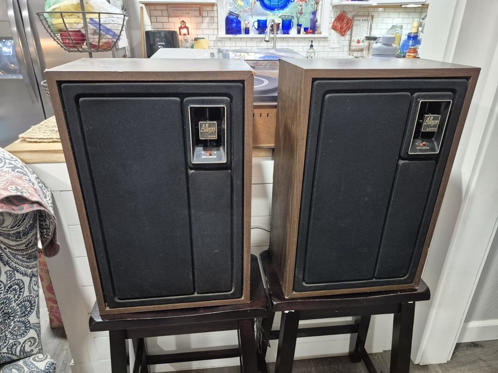 Zenith Allegro 2000 Speakers Set, Tested, Working