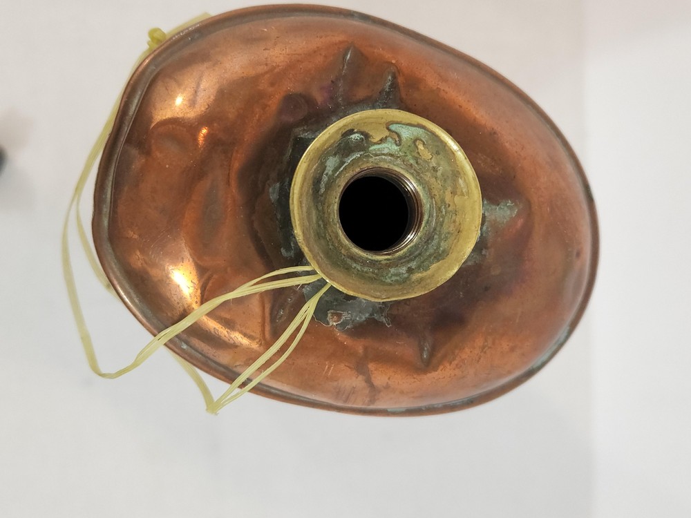 Copper Hot Water Bottle/Bed Warmer - Antique
