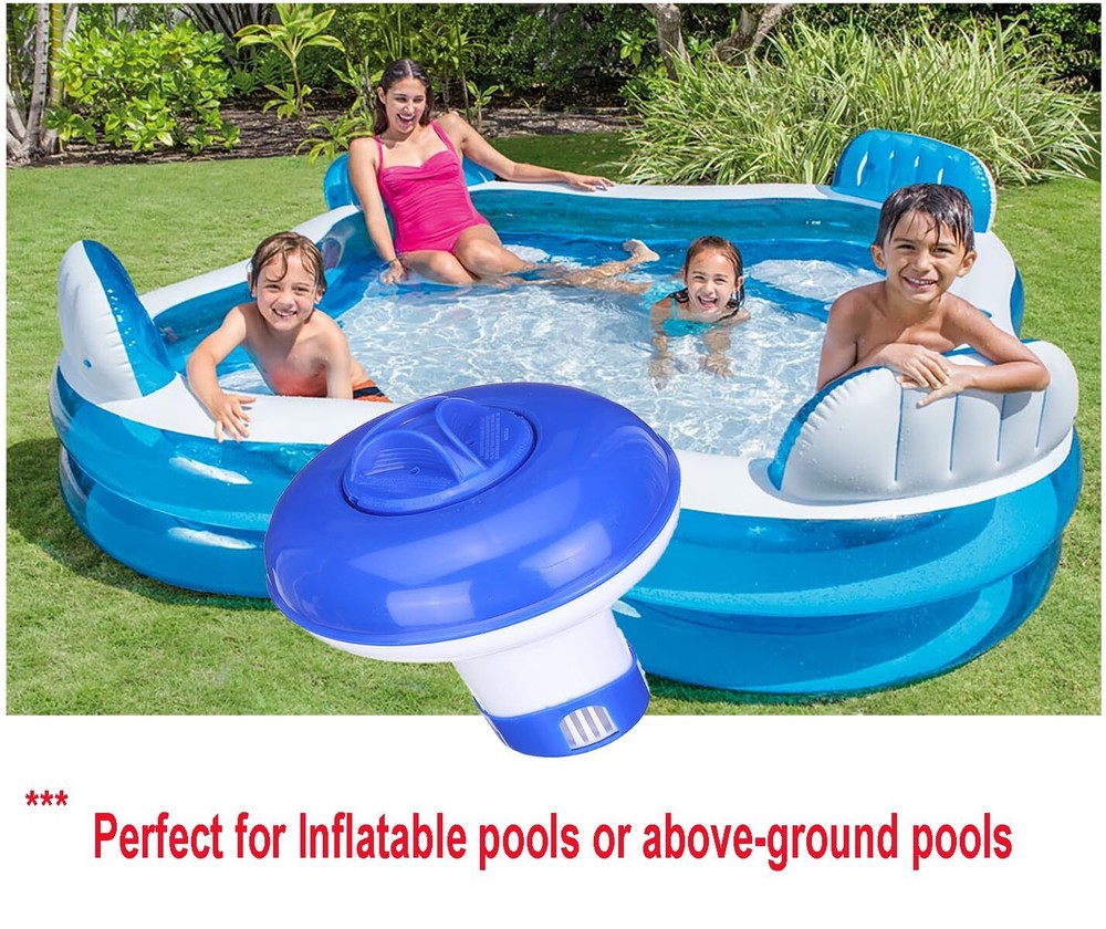 Collapsible 1" Pool Tablet Dispenser for above-ground & Inflatable Pools