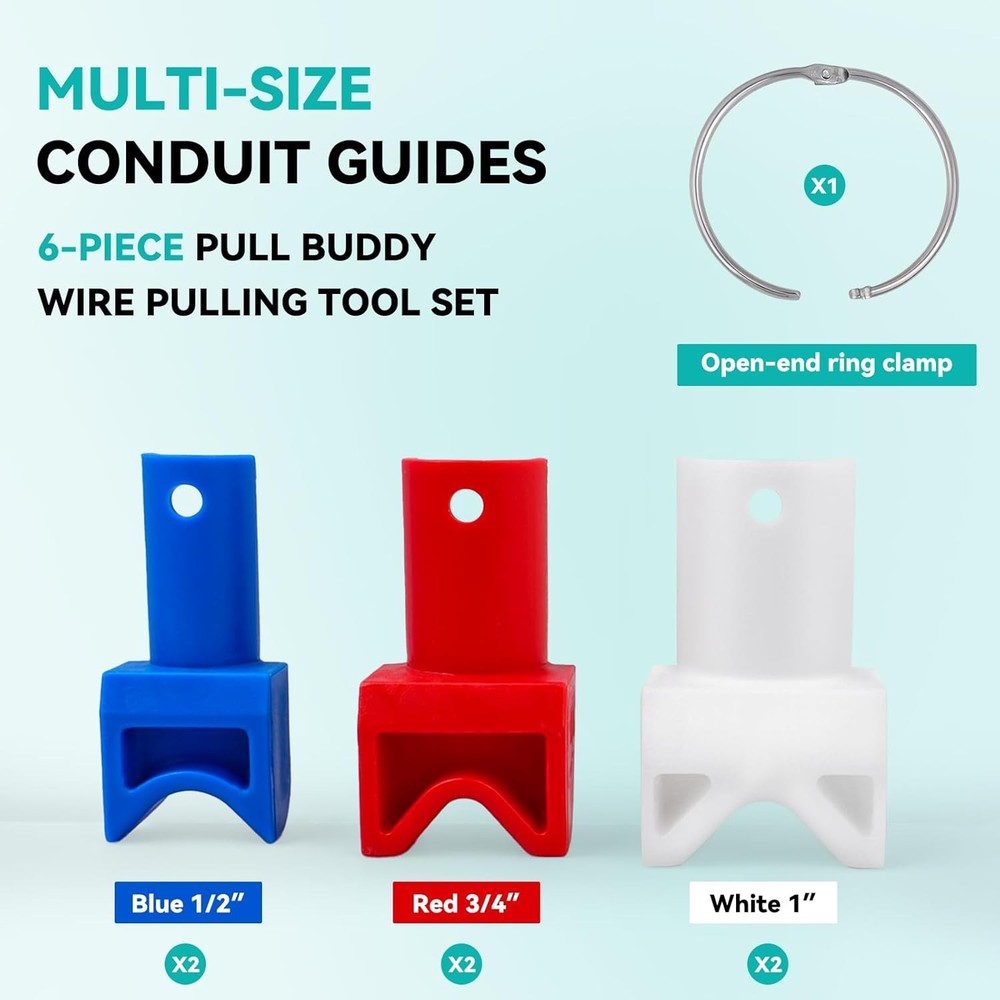42000 Conduit Wire Pulling Tool kit for Multi-Pack Wire Pulling Guides