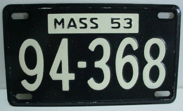 1953 Bicycle License Plates