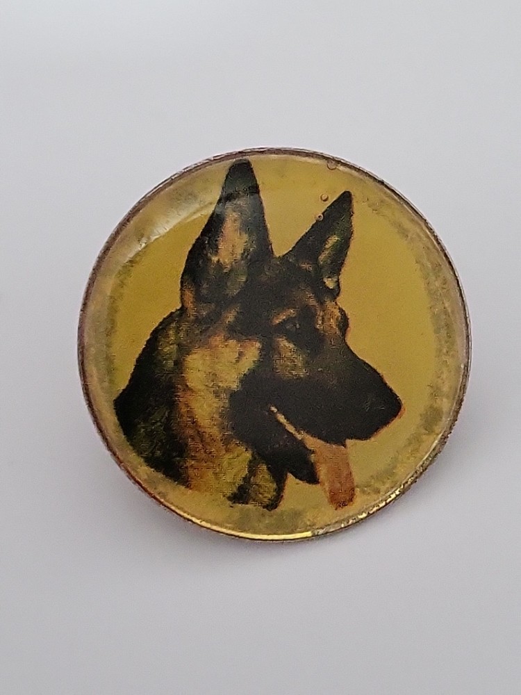 Vintage german shepherd Head pin