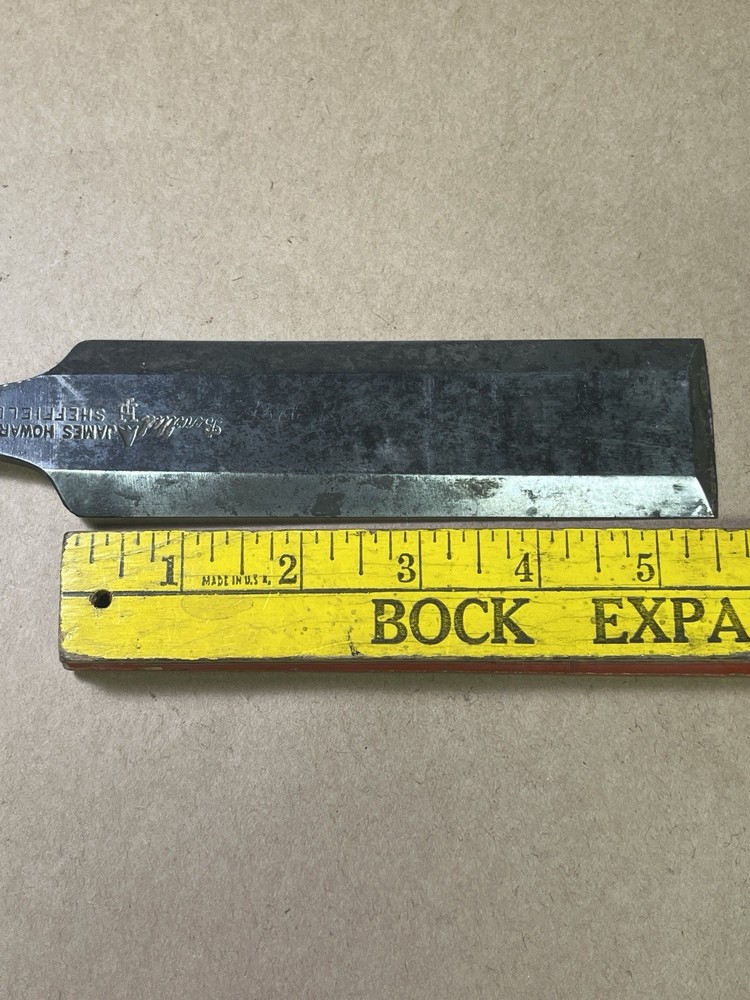 Chisel James Howarth 1-11/16" Wide Wood Chisel Bevelled initialed