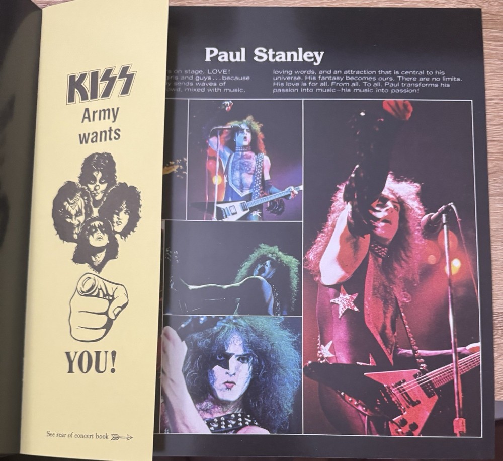 KISS 1ST TOUR BOOK 50th Anniversary edition