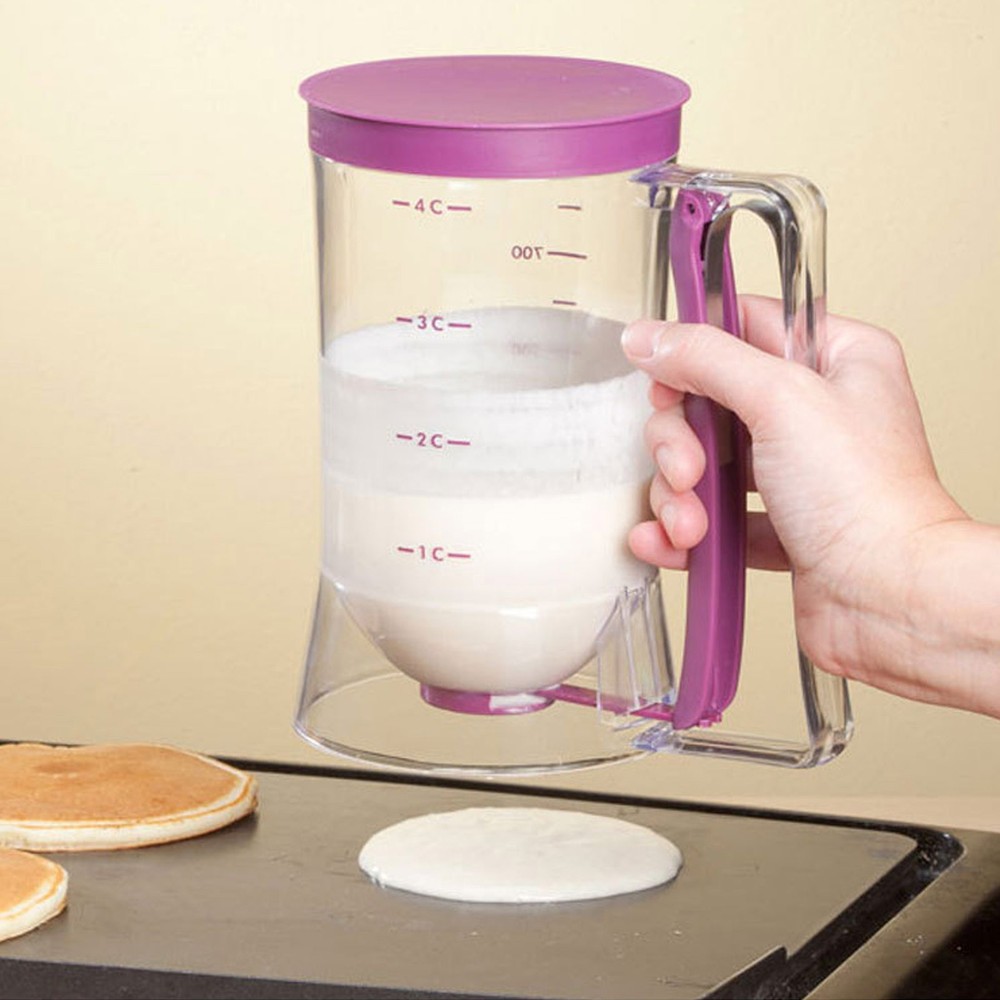 900ml Pancake Batter Dispenser DIY Kitchen Measuring Baking Tool for Pancake