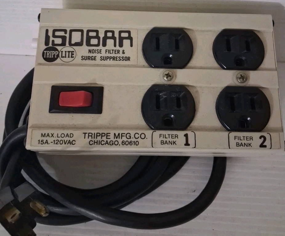 ISOBAR IB-4 Noise Filter & Surge Suppressor Tested Working
