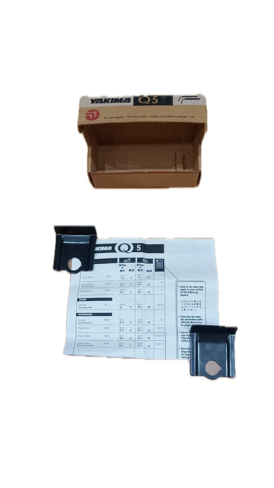 Yakima Q 5 Clips(MISSING PARTS, READ DESCRIPTION)