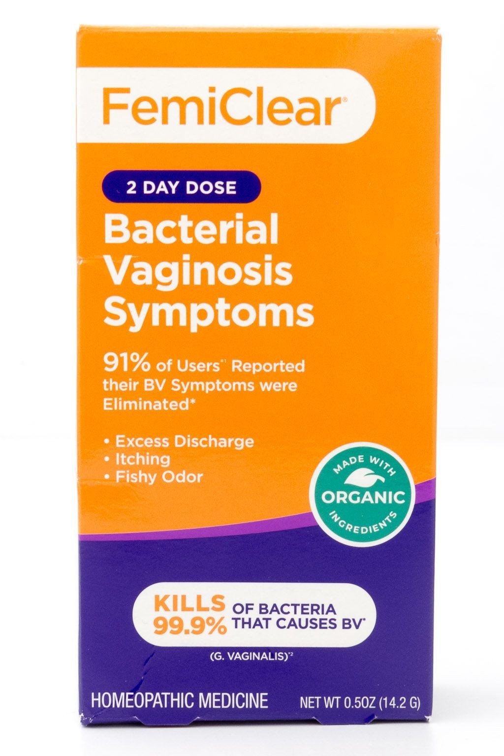 FemiClear Bacterial Vaginosis Symptoms Exp. 4/2028