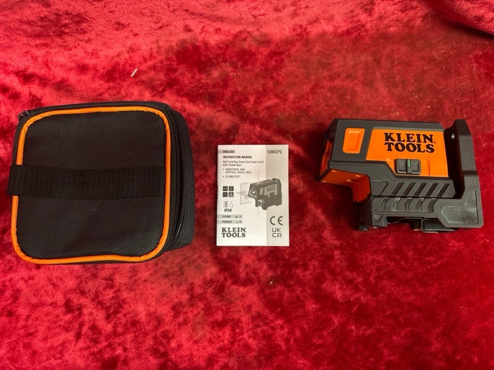 Klein Tools 93MCLPG Compact Green Cross-Line Laser Level