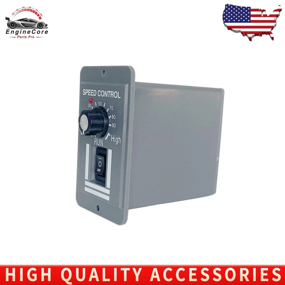 PWM DC Motor Speed Controller 12V 24V 36V 48V Variable Speed Switch Reverse US