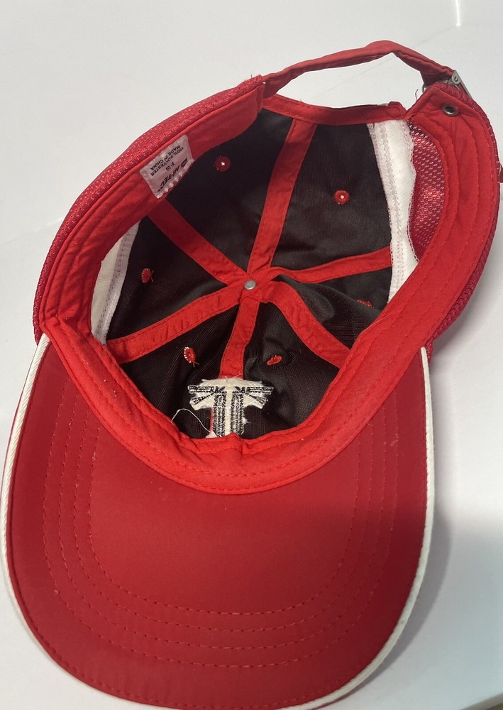 HI-tec golf hat Wack Wack Golf Philippines Red Adjustable