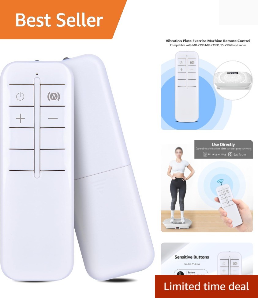 Replacement Remote Control for MERACH Vibration Plate - Easy & Ergonomic Design