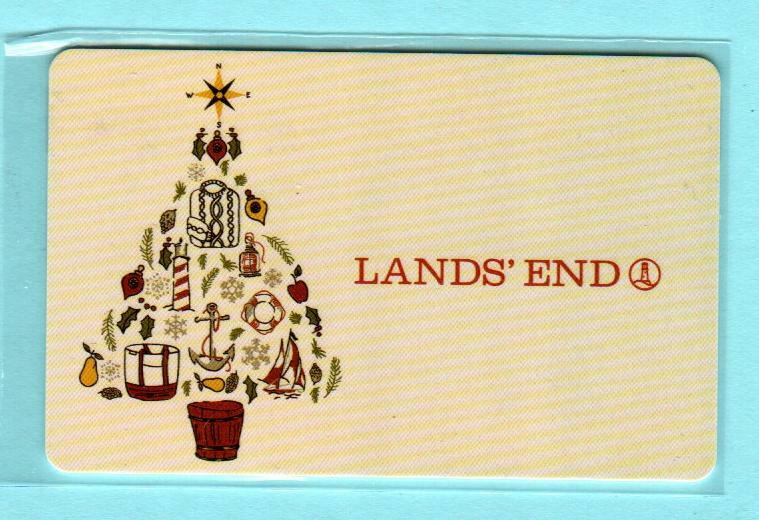 LANDS' END Christmas Tree ( 2014 ) Gift Card ( $0 )