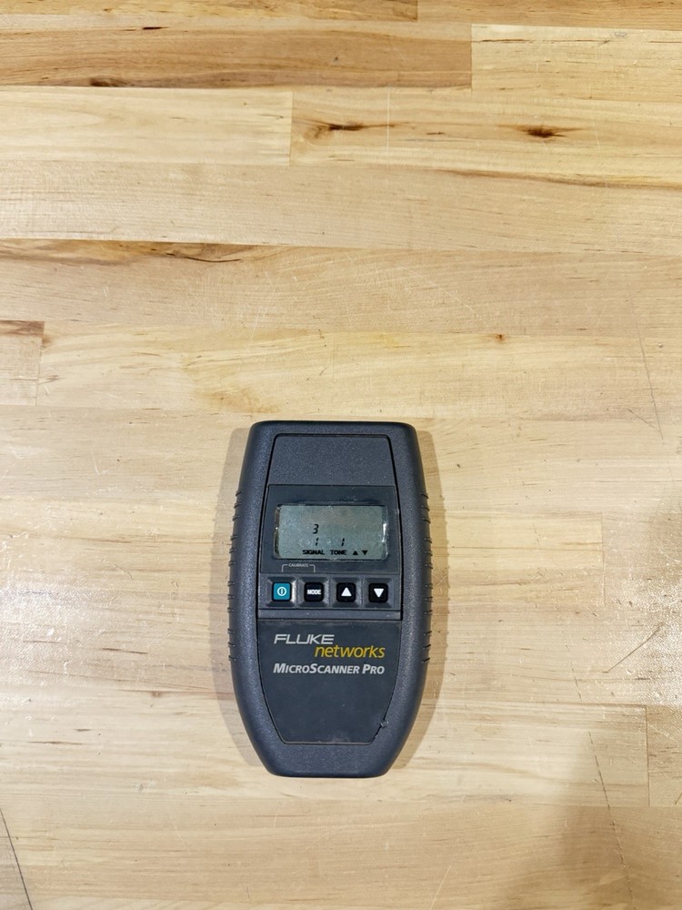 FLUKE NETWORKS MICROSCANNER PRO CABLE VERIFIER (TESTED)