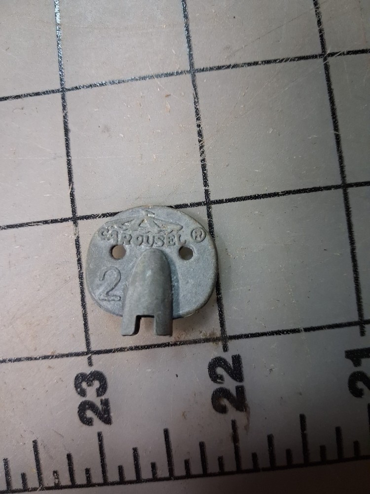 Carousel Gumball Key #2 Very Rare