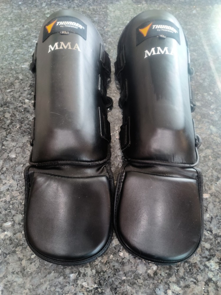 Thunder By Proforce XL Shinguards MMA Pre-Owned