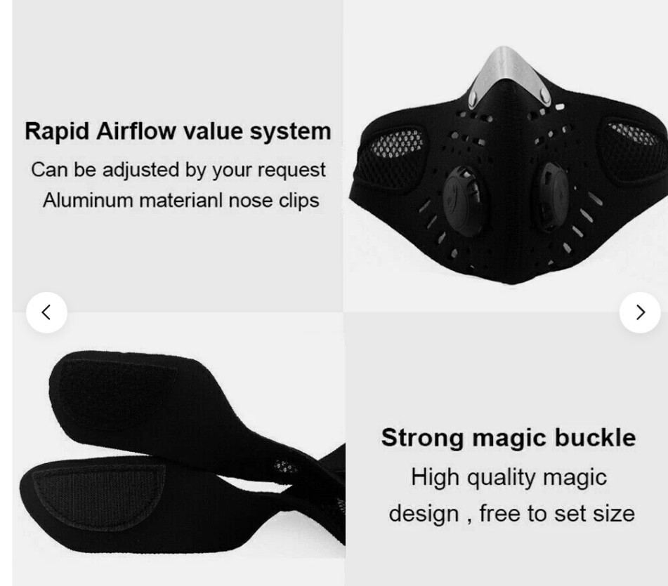 M plus Dust Mask Face Mask with Valve