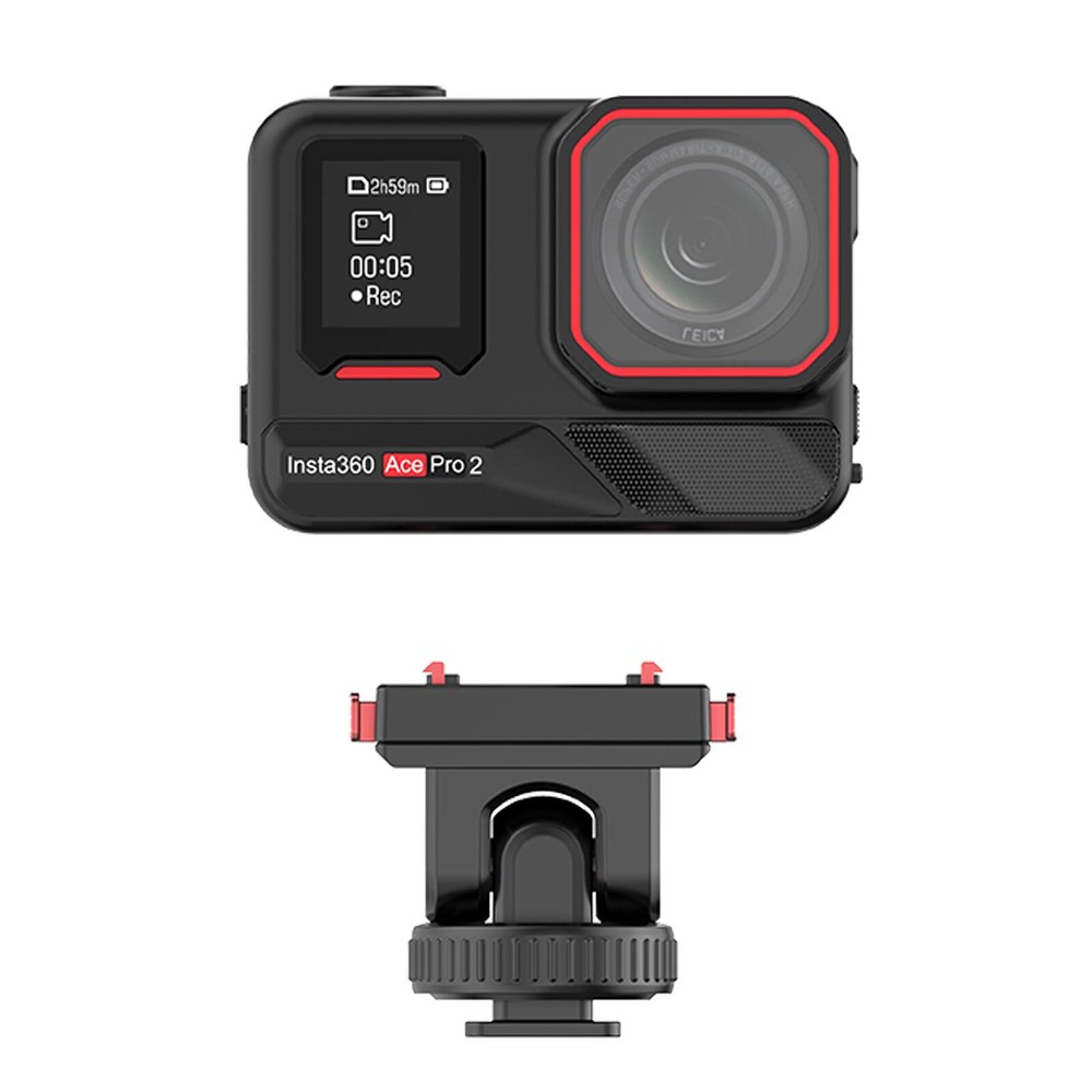 Magnetic Cold Shoe Quick Release Adapter Mount for Insta360 Ace/Ace Pro