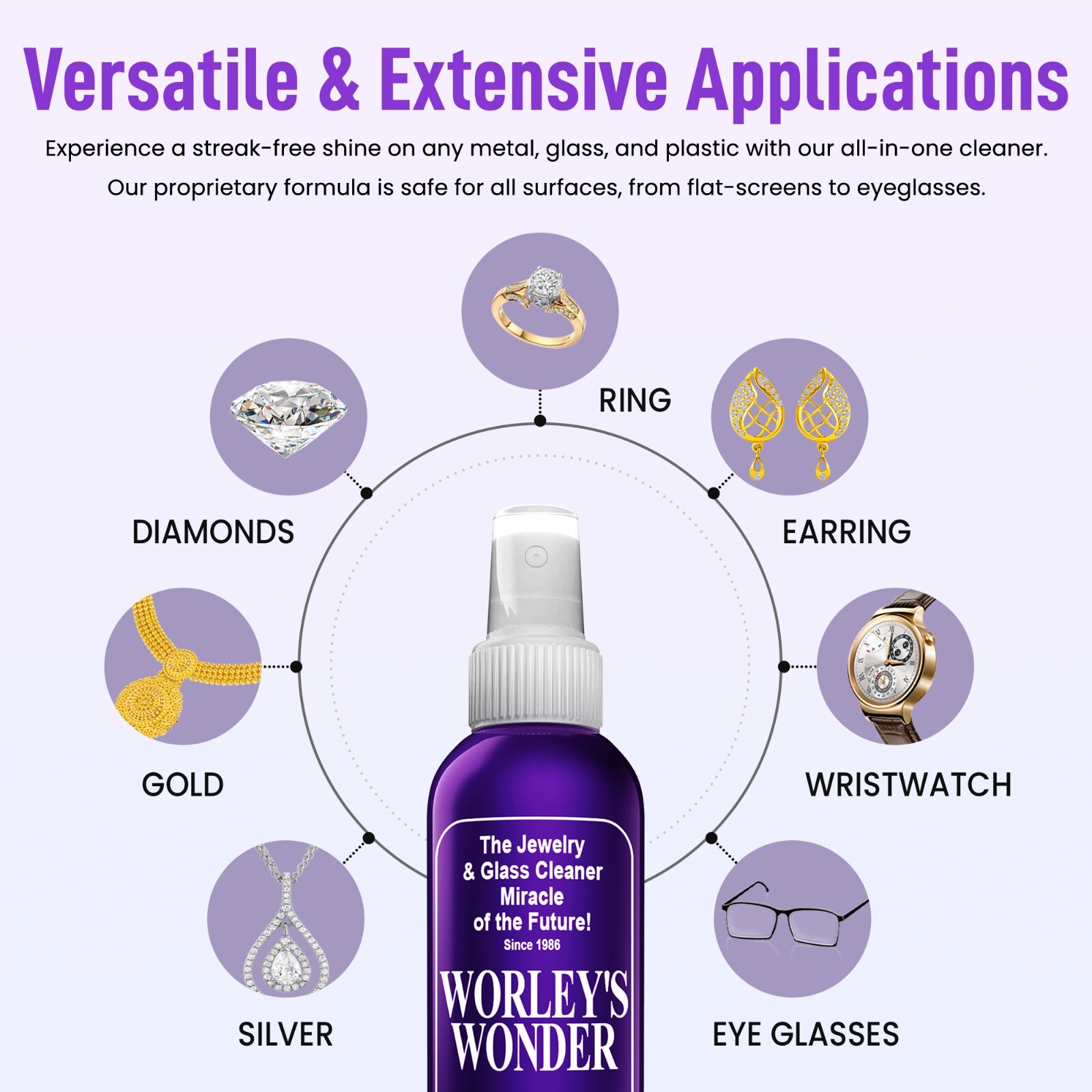 Worley's Wonder Jewelry & Glass Cleaner