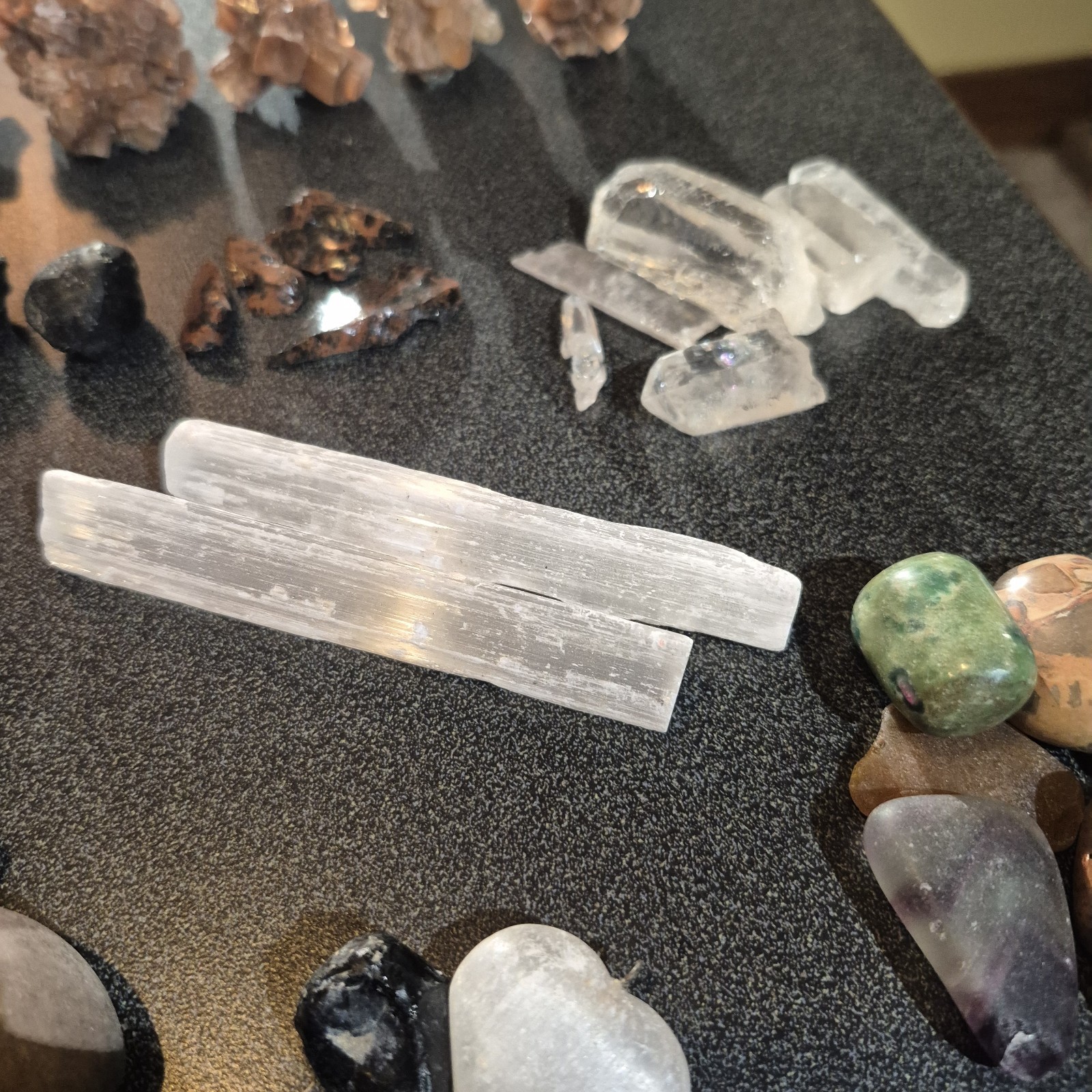 Ammonite Fossils, Crystals, Mineral Specimens, Shells, Cabochons Mixed Lot